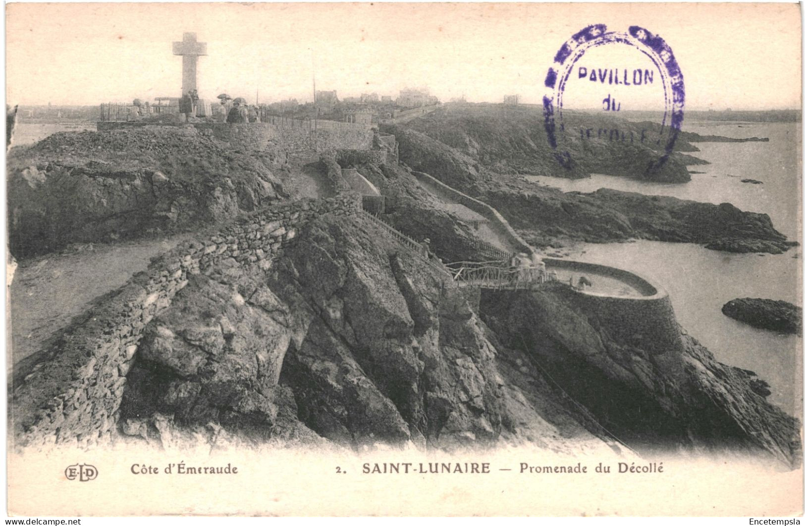 CPA Carte postale France   Saint-Lunaire  Promenade du Décollé VM65339