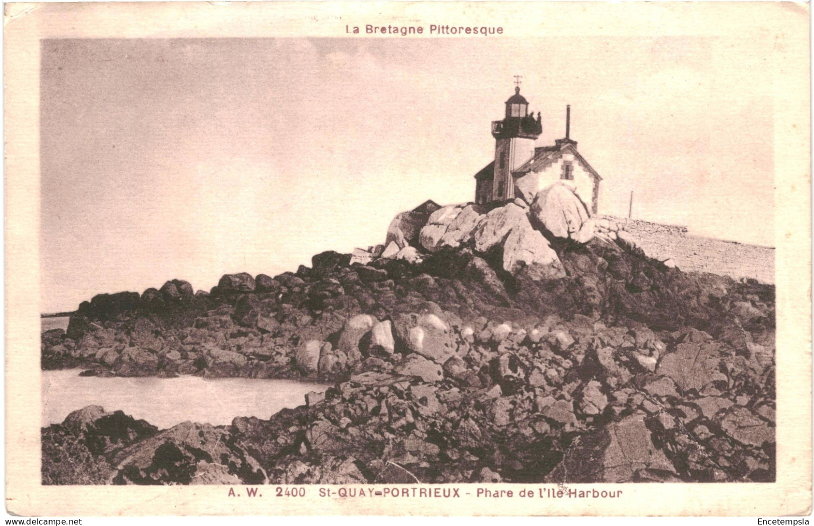 CPA Carte postale France Saint-Quay-Portrieux  Phare de l'ile Harbour    VM65047