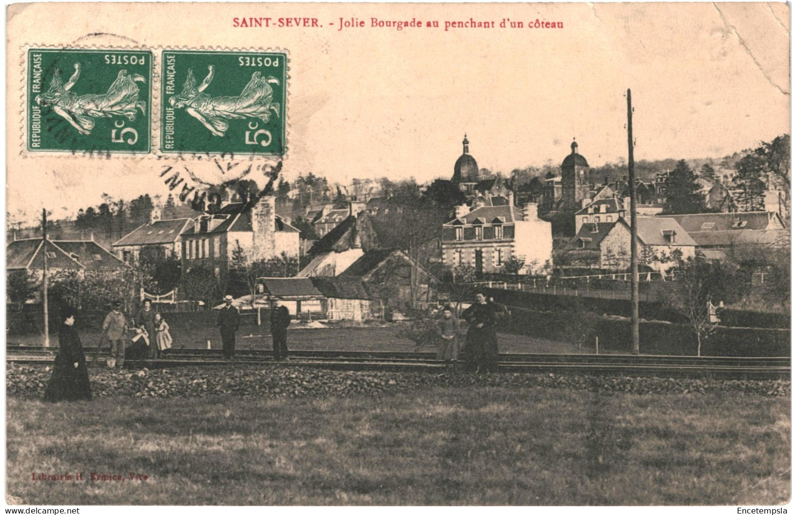 CPA Carte Postale France  Saint-Sever Jolie Bourgade  VM78393ok