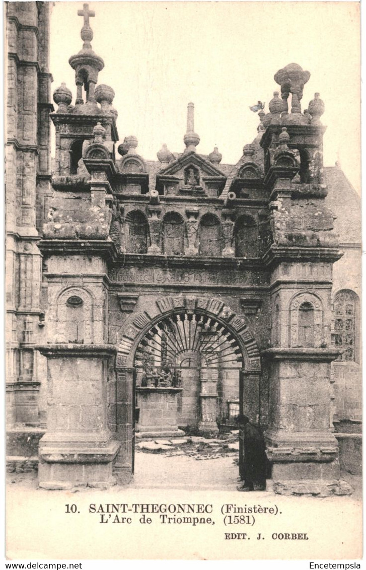 CPA Carte postale France  Saint-Thégonnec  Arc de Triomphe  VM63779