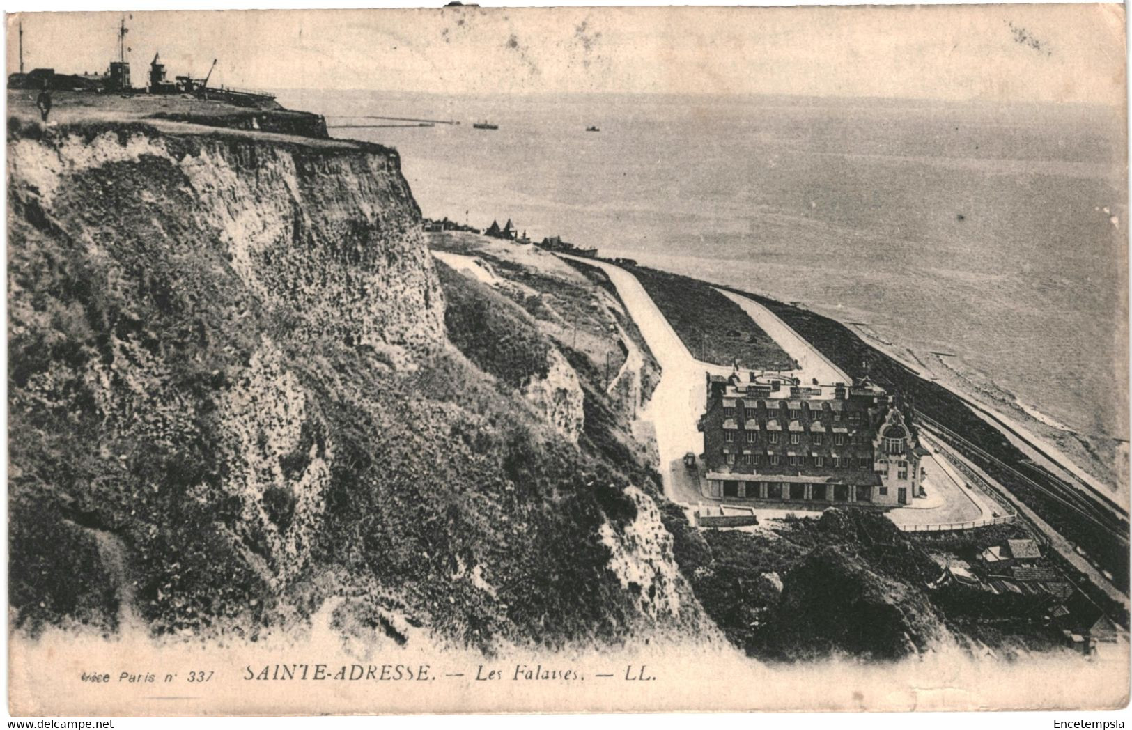 CPA Carte postale France Sainte Adresse  Les Falaises 1913 VM62630