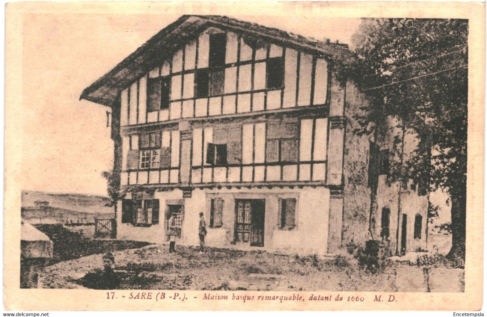 CPA-Carte Postale  France-Sare Maison basque remarquable     VM54155