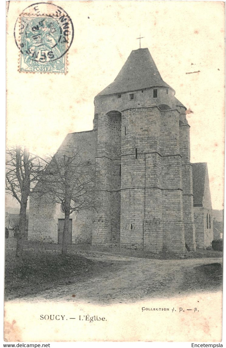 CPA-Carte Postale France Soucy L'église 1905 VM54800