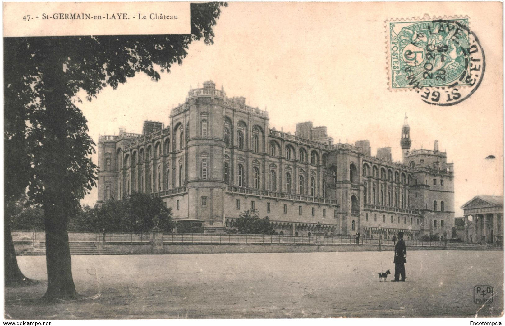 CPA carte postale France  St. Germain en Laye  le Château  1907 VM61410