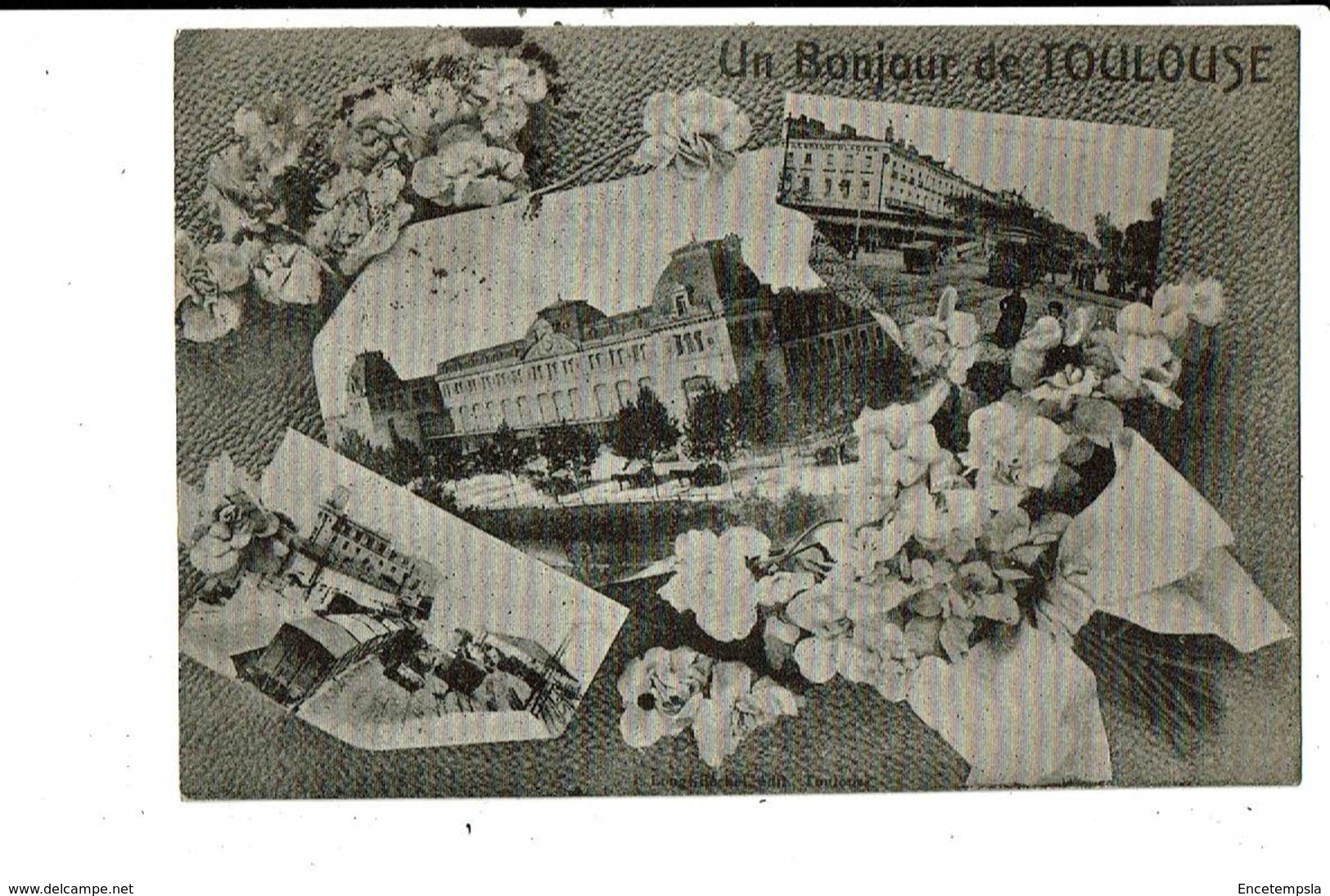 CPA-Carte Postale-FRANCE -Toulouse : Un Bonjour de Toulouse en 1915 VM7936