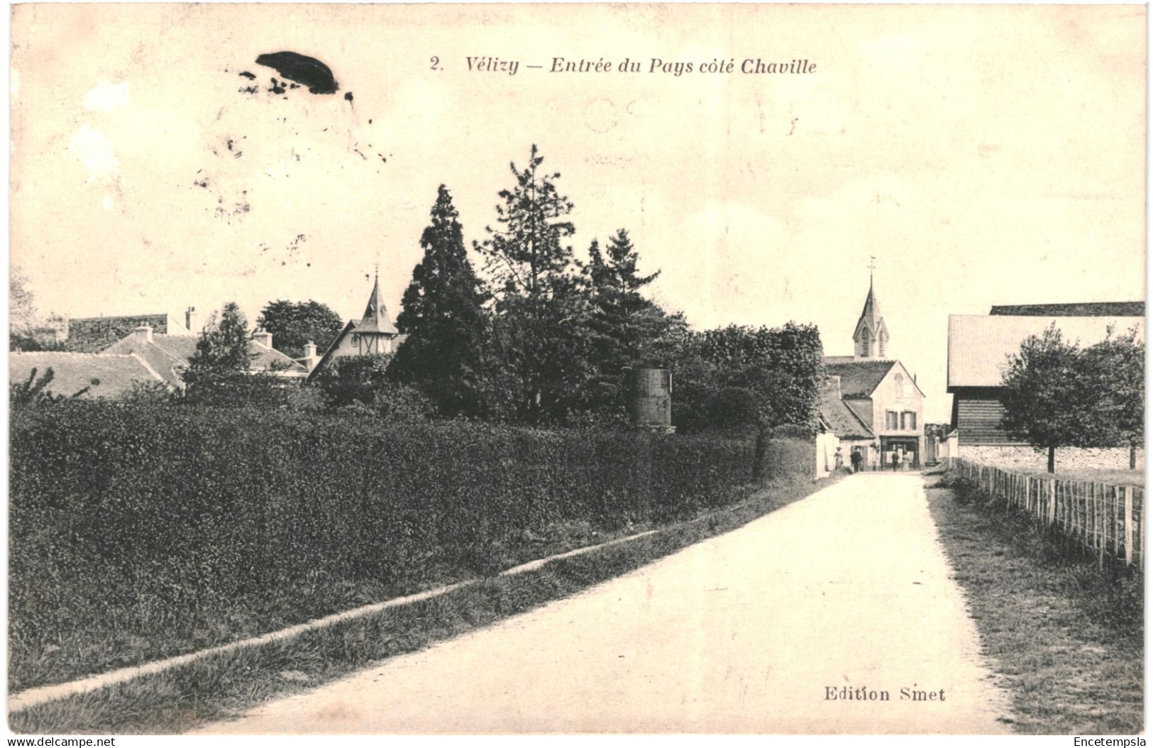 CPA Carte postale France Velizy Entrée du village côté Chaville 1906  VM83179ok