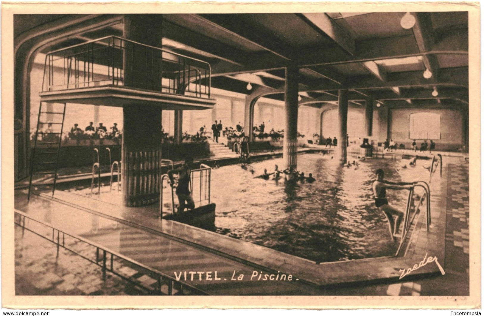 CPA Carte postale France Vittel La Piscine  VM80649