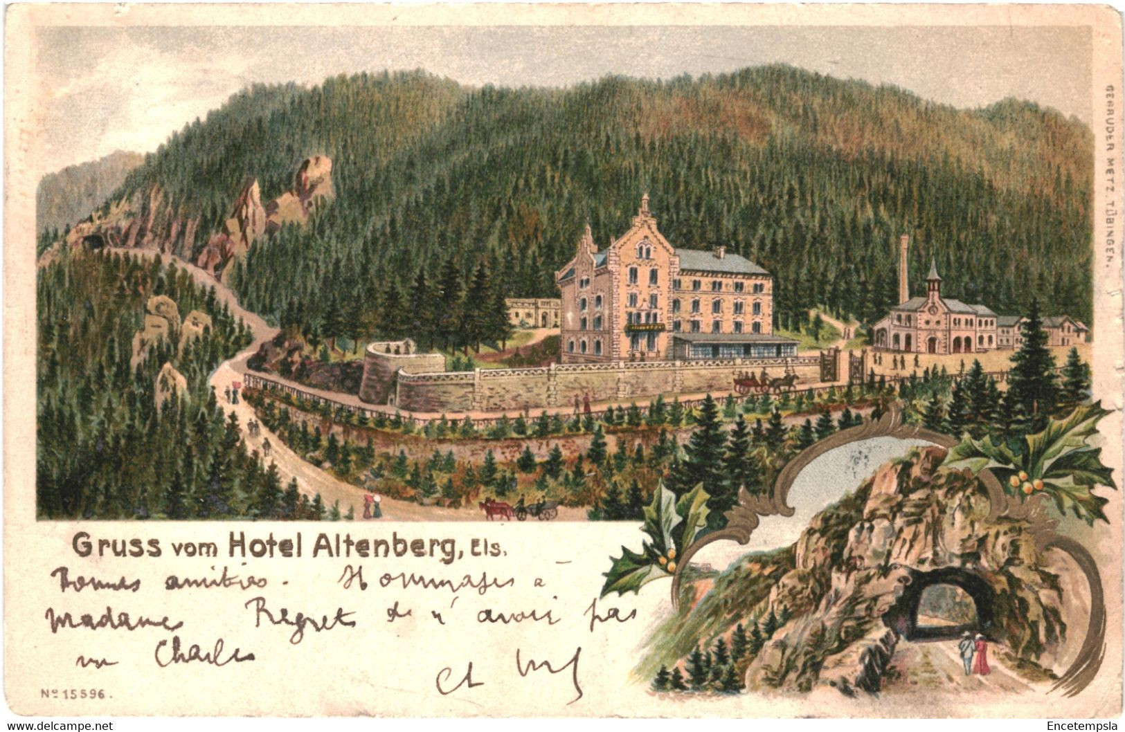 CPA  carte postale Germany Altenberg  Gruss aus Hotel Altenberg 1902 VM62198ok