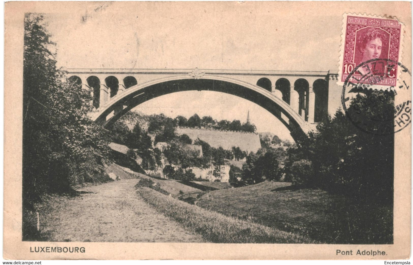 CPA Carte Postale  Luxembourg Luxembourg  Pont Adolphe 1919 VM58168