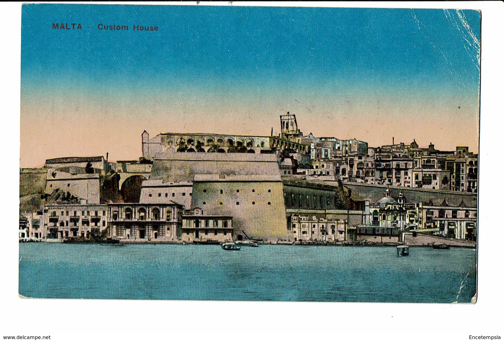 CPA - Carte Postale - Malte- Custom House-1914  - VM3257