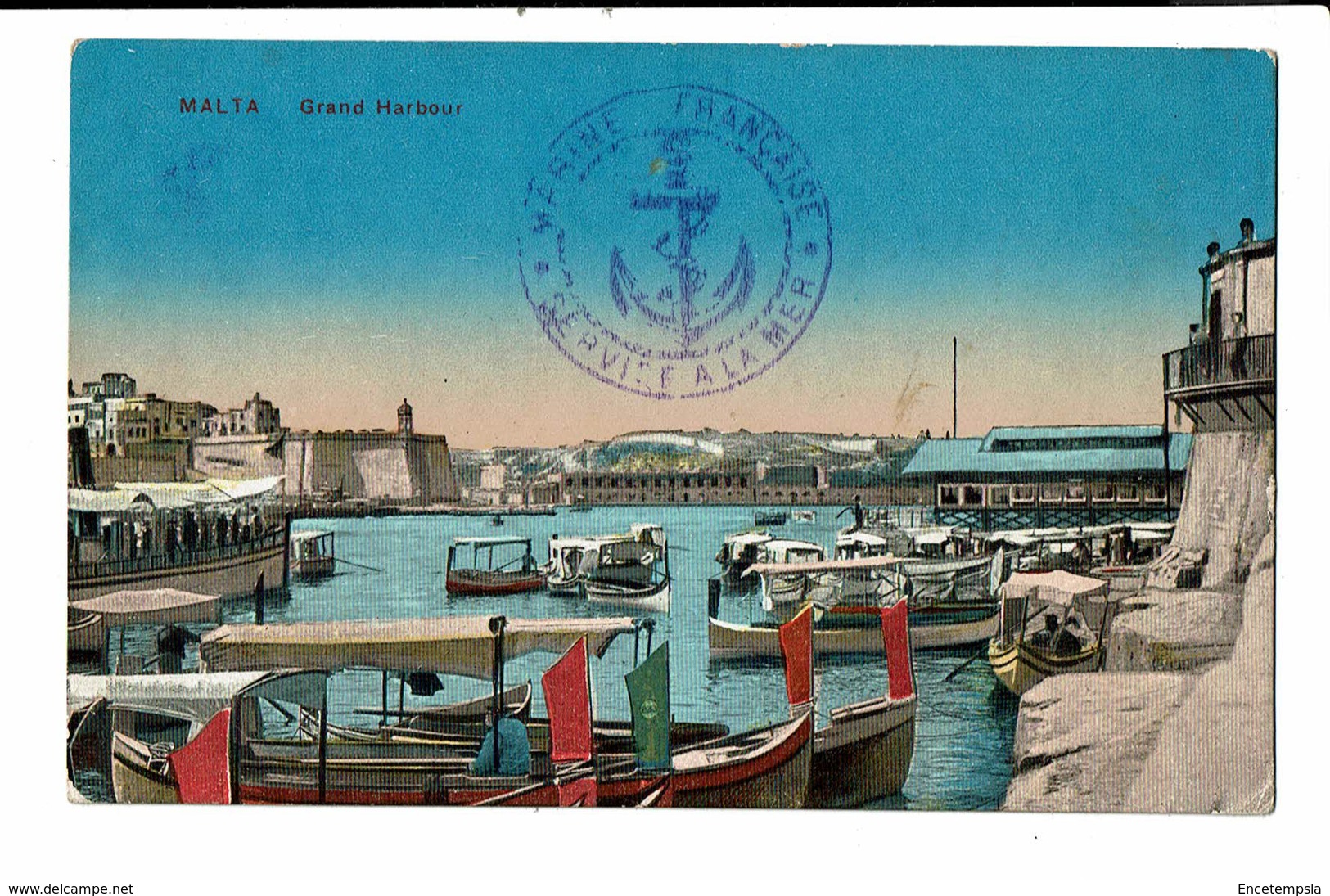 CPA - Carte Postale - Malte- Grand Harbour -1915- VM3258