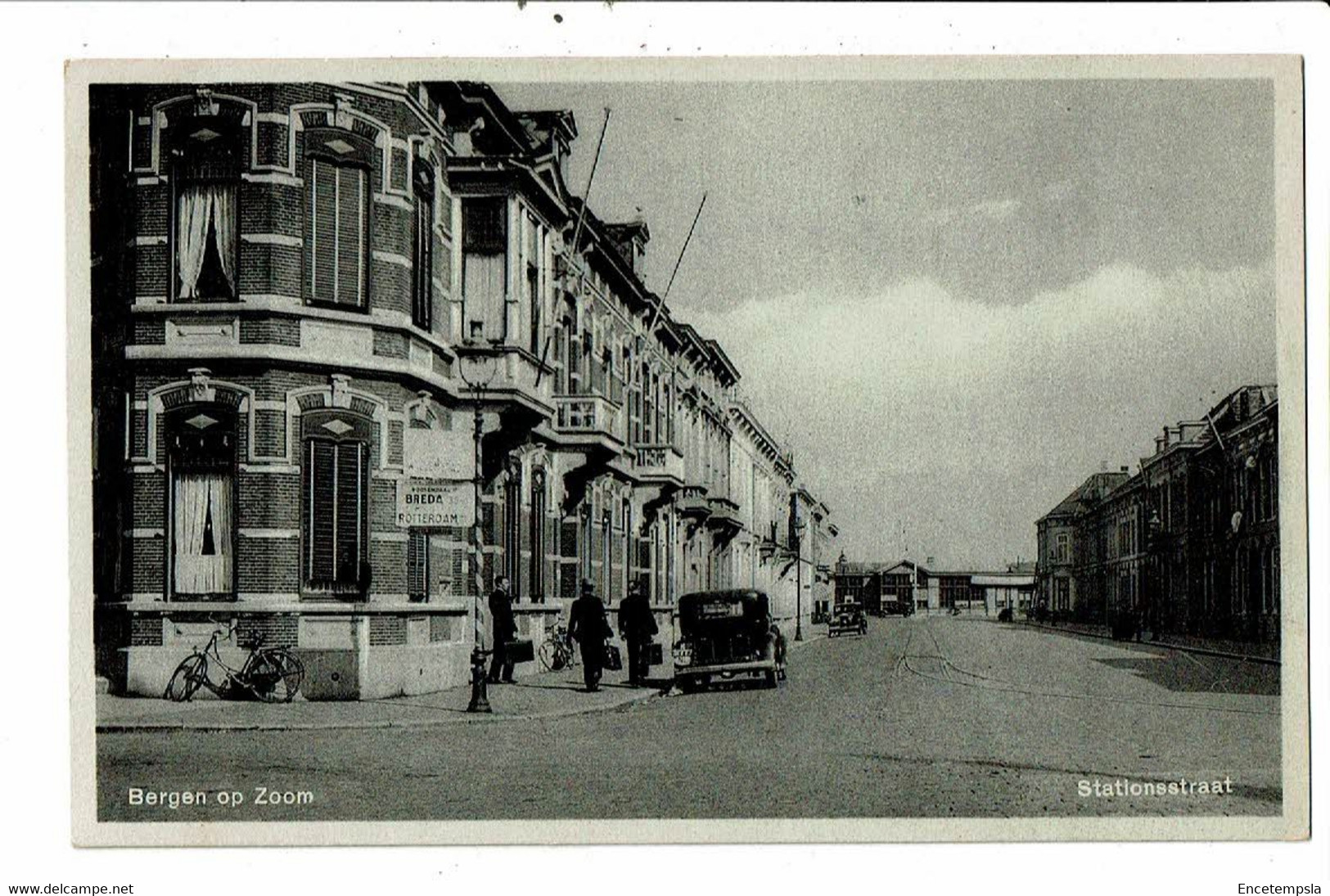 CPA Carte Postale-Pays Bas-Bergen op Zoom- Stationsstraat  1937-VM24110br