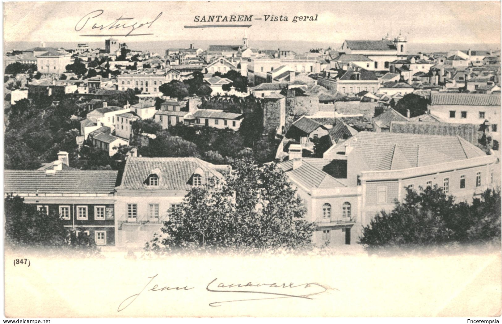 CPA Carte postale  Portugal Santarem Vista geral   début 1900 VM79813ok