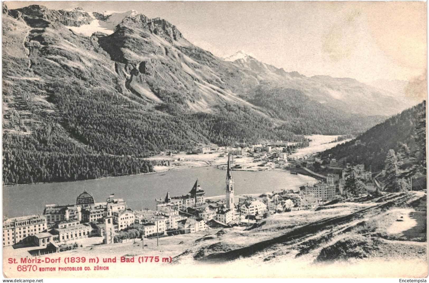 CPA Carte Postale Suisse  Saint-Moritz Dorf und Bad 1911 VM78579