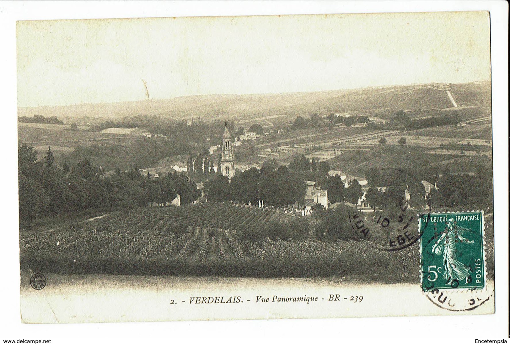 CPA - Cartes Postale - FRANCE - Verdelais - Vue Panoramique -1910-  S1778