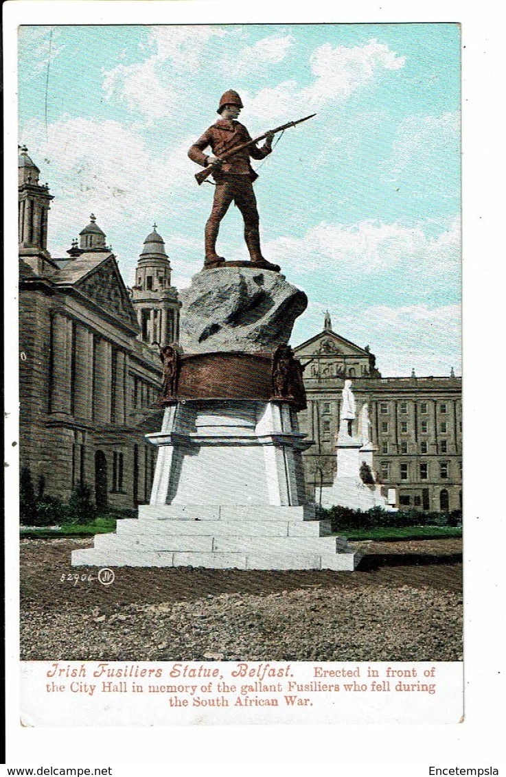 CPA-Cartes Postale-Royaume Uni Irlande du Nord-Belfast- Irish Fusillers Statue  VM9497