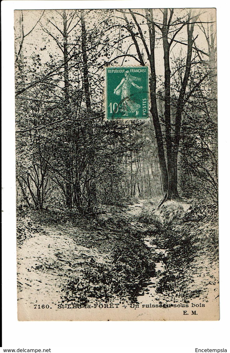 CPA - Cartes postales -France- Saint-Leu-la-Forêt -Ruisseau sous bois  S4481