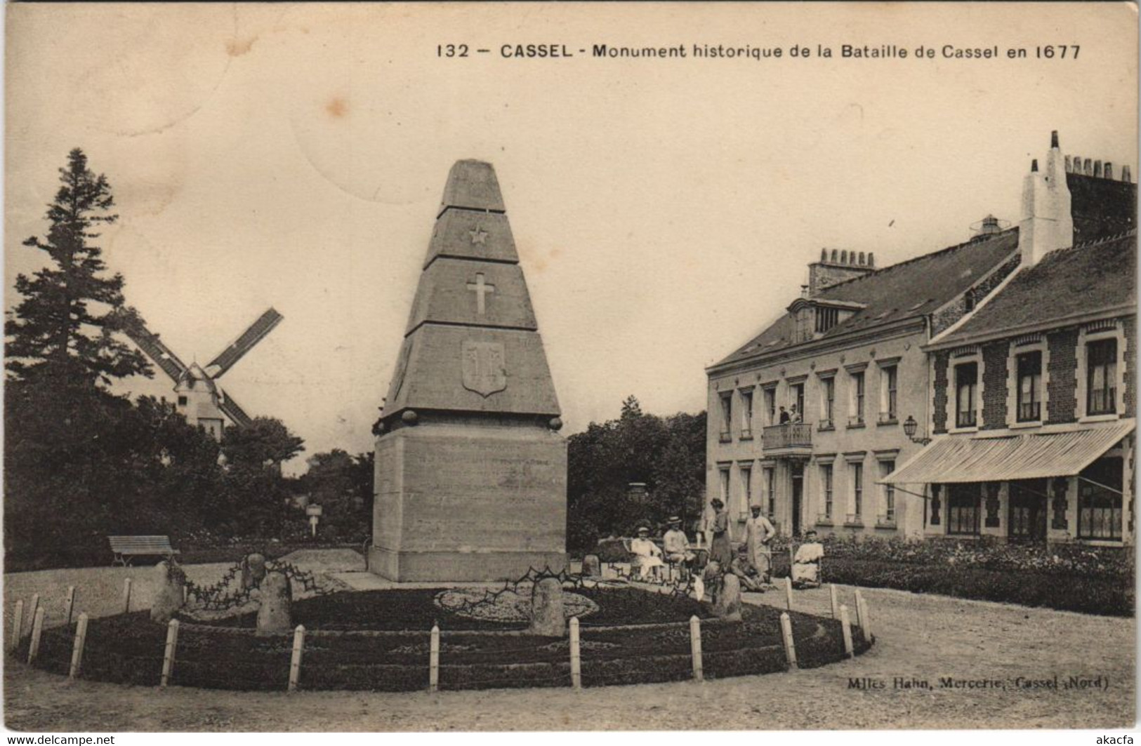 CPA CASSEL - Monument historique de la Bataille de CASSEL en 1677 (136433)