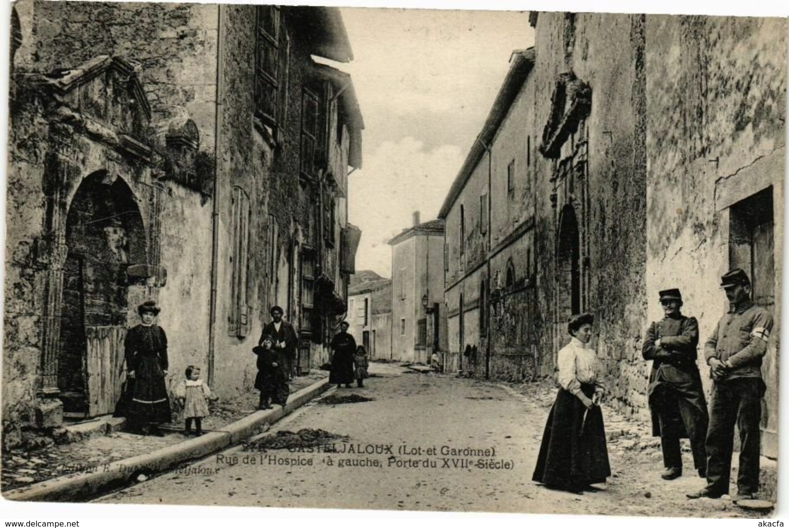 CPA CASTELJALOUX-Rue de l'Hospice (264194)