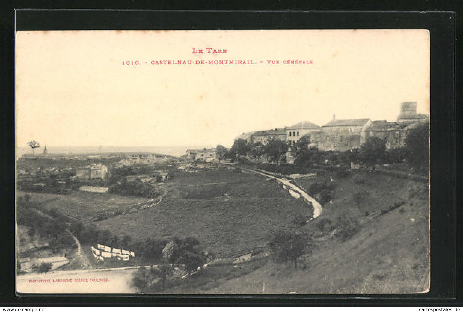 CPA Castelnau-de-Montmirail, Vue generale