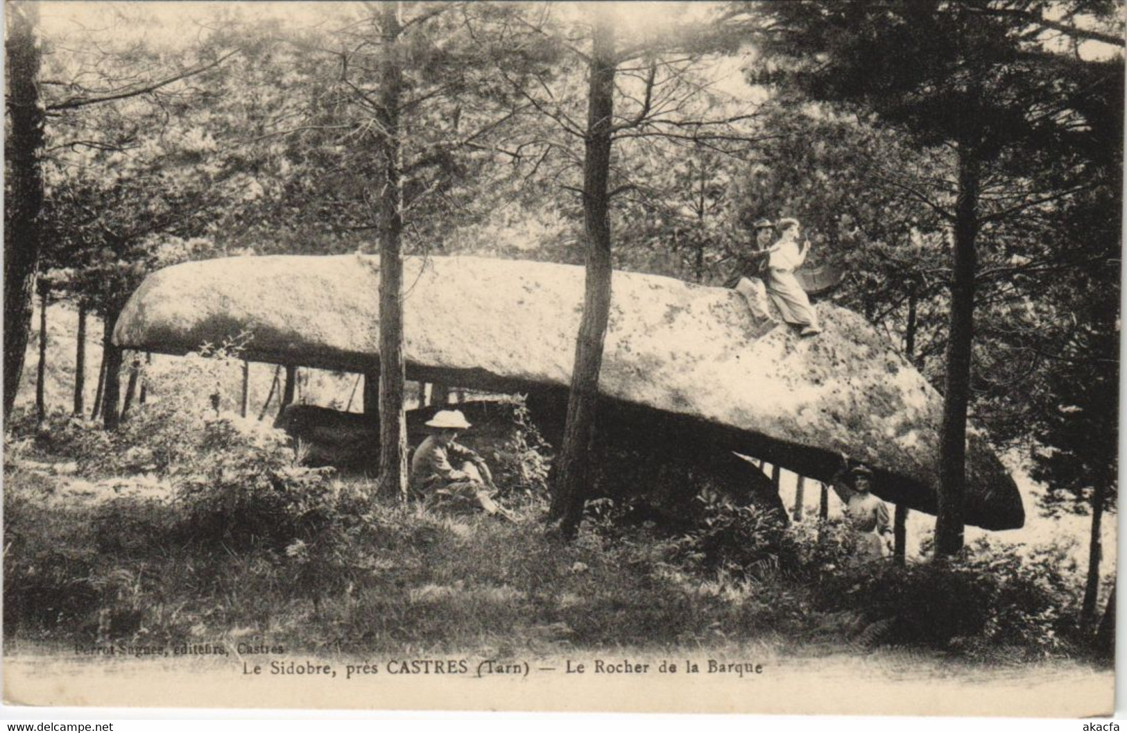 CPA CASTRES Le Sidobre - pres Castres - Le Rocher de la Barque (1087510)