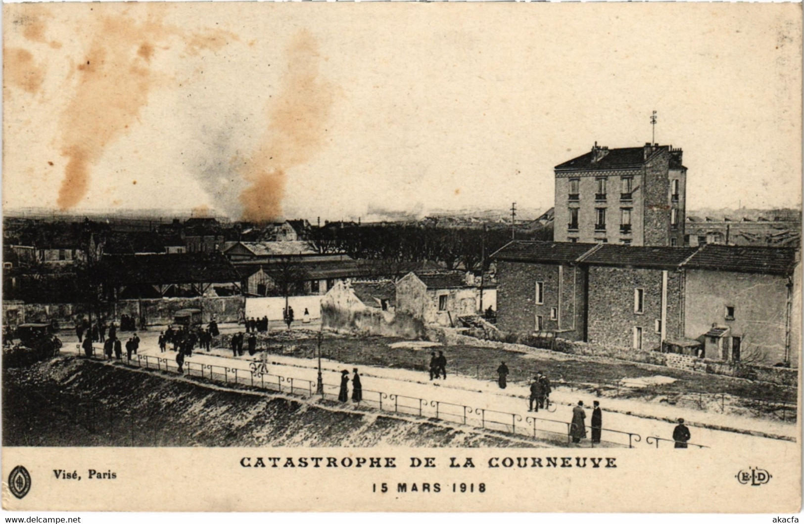 CPA Catastrophe - Catastrophe de la Courneuve 15 Mars 1918 (988188)