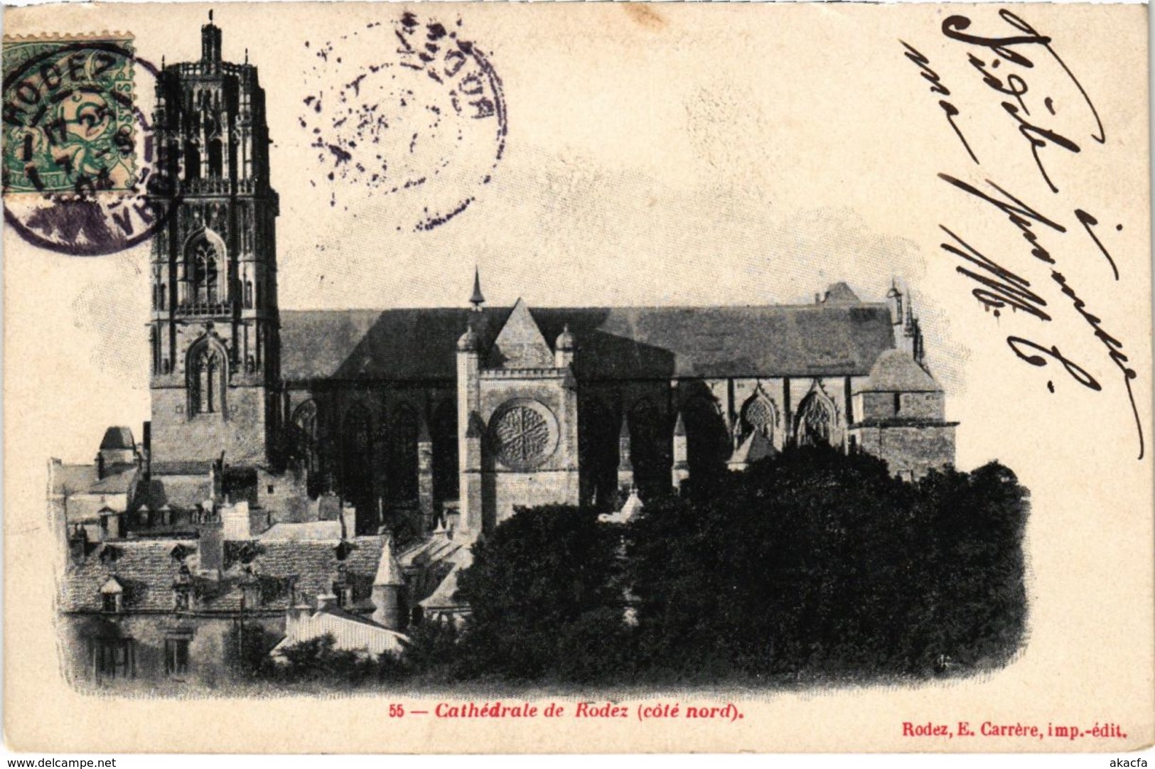 CPA Cathédrale de RODEZ (109525)