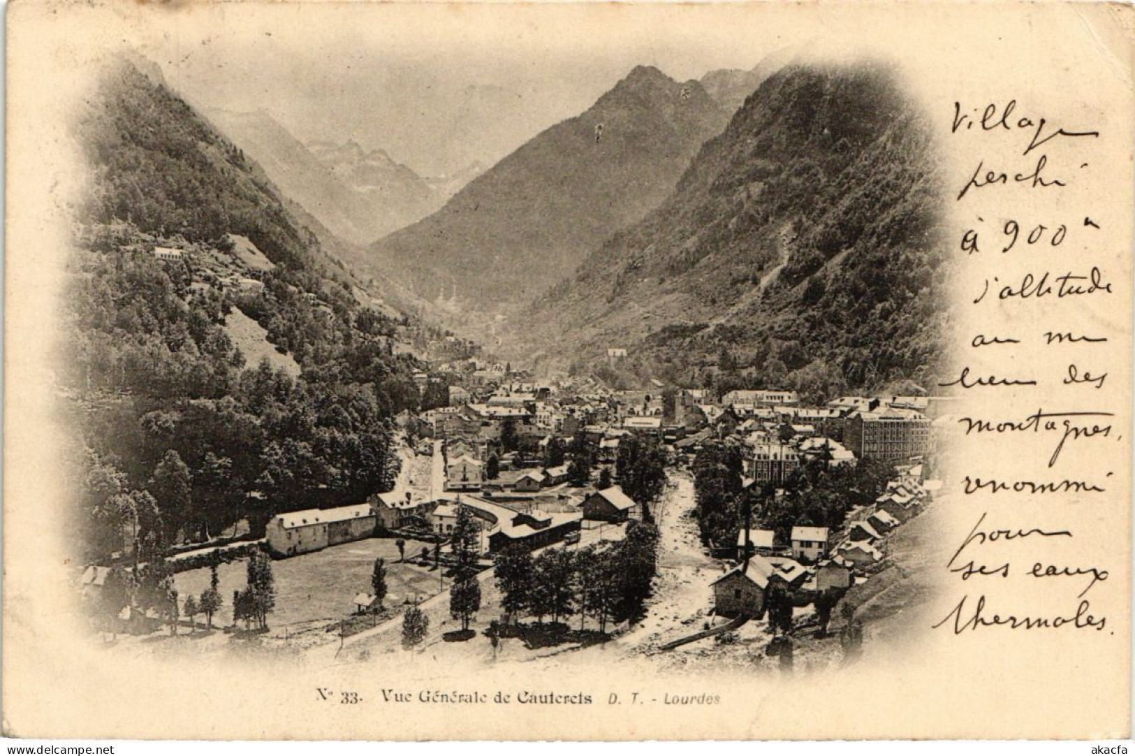 CPA CAUTERETS - Vue générale de CAUTERETS (281371)