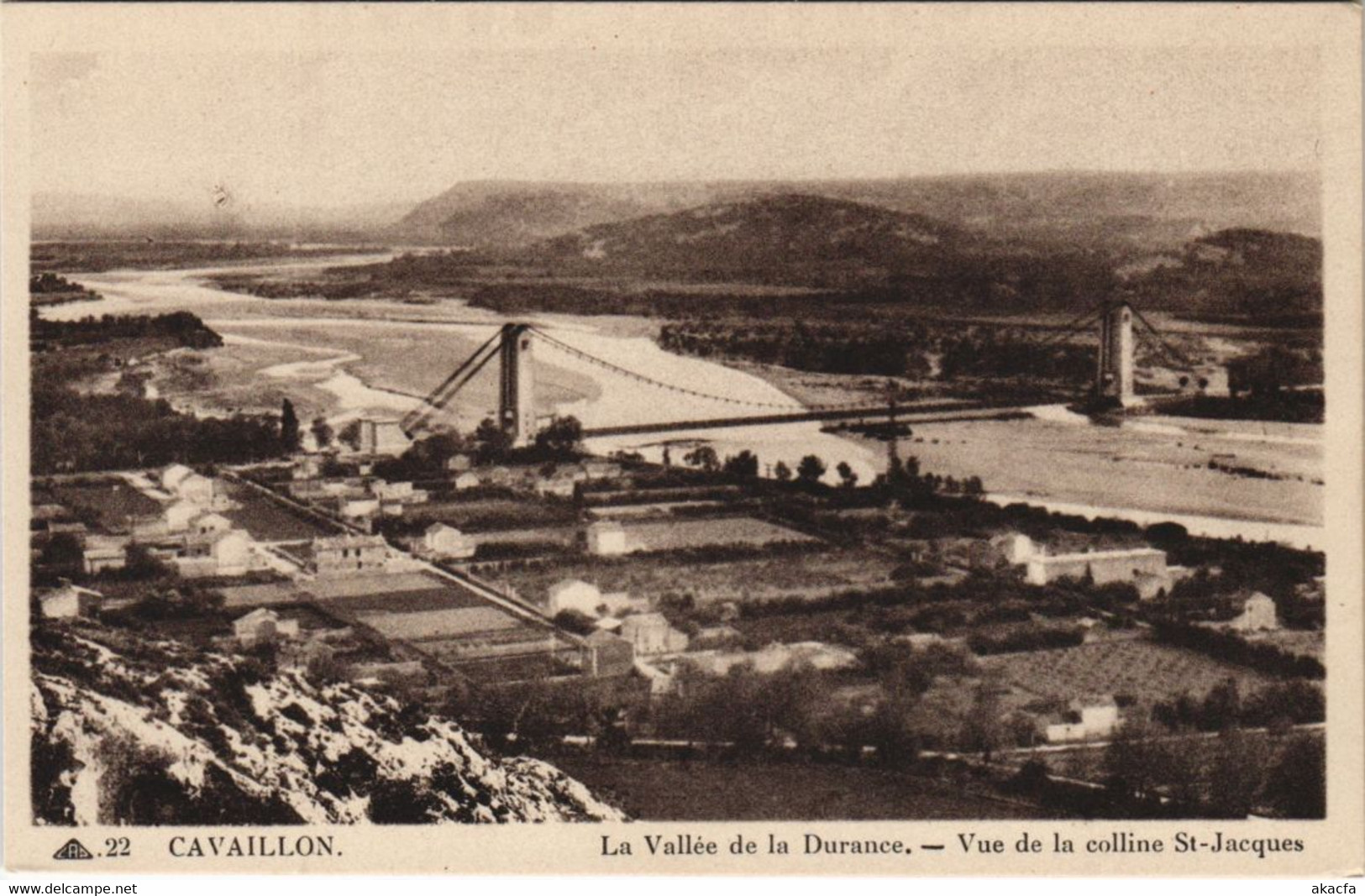 CPA CAVAILLON La Vallee de la Durance (1086811)