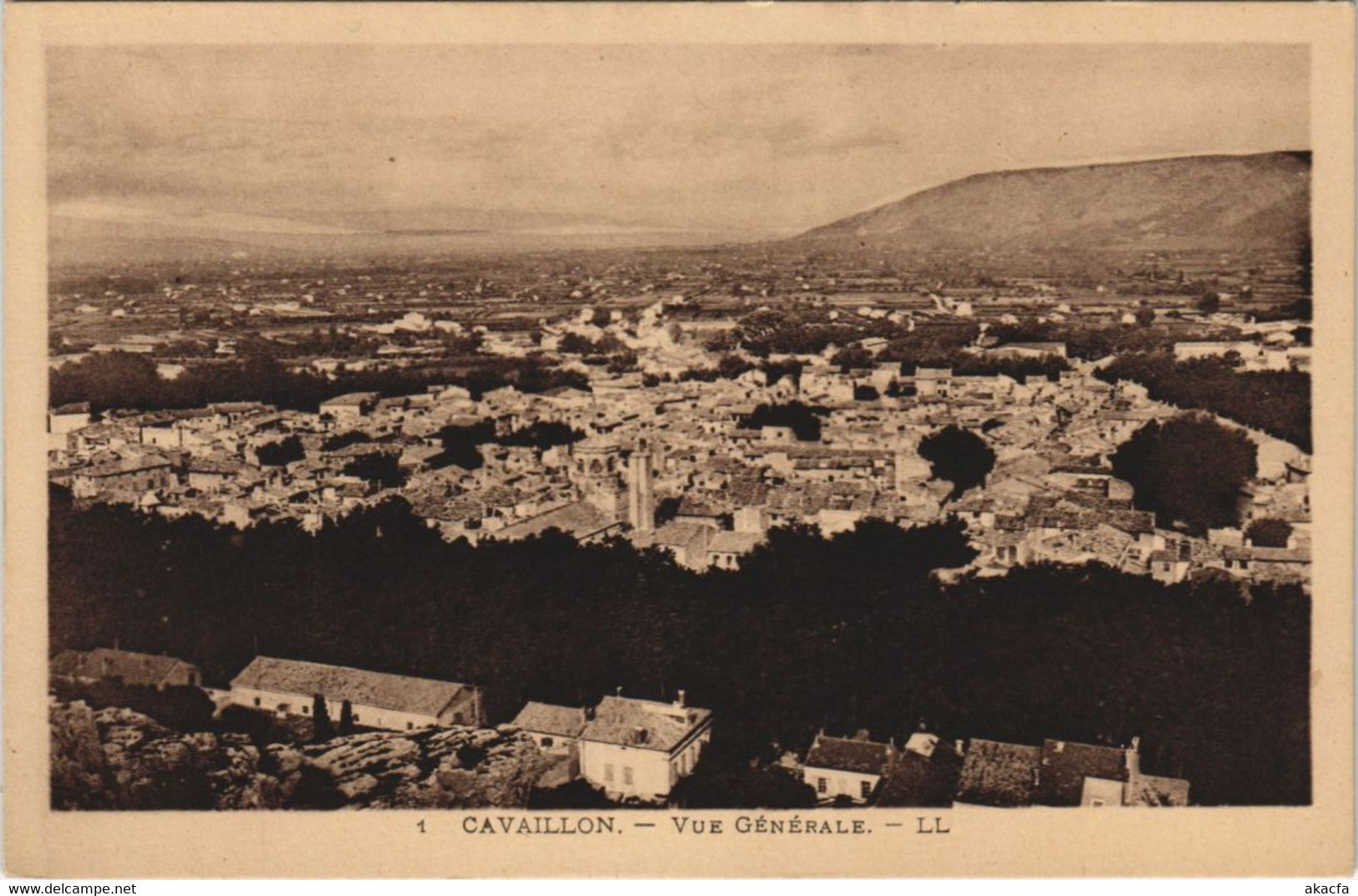 CPA CAVAILLON Vue Generale (1086265)