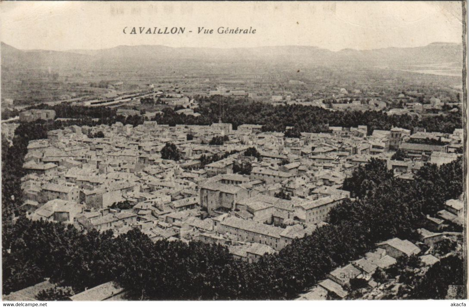 CPA CAVAILLON Vue Generale (1086744)