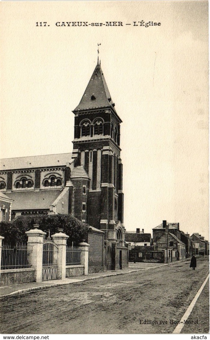 CPA CAYEUX-sur-MER - L'Église (295305)