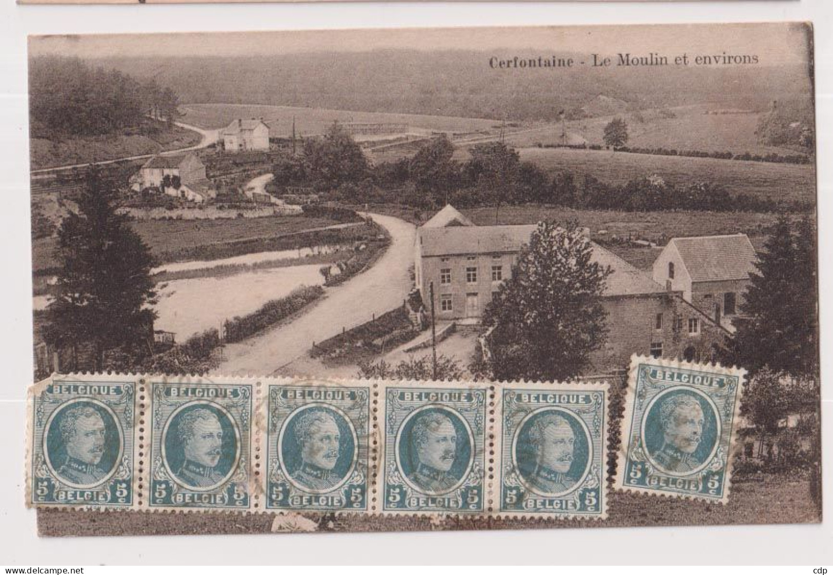 cpa cerfontaine   moulin   1912