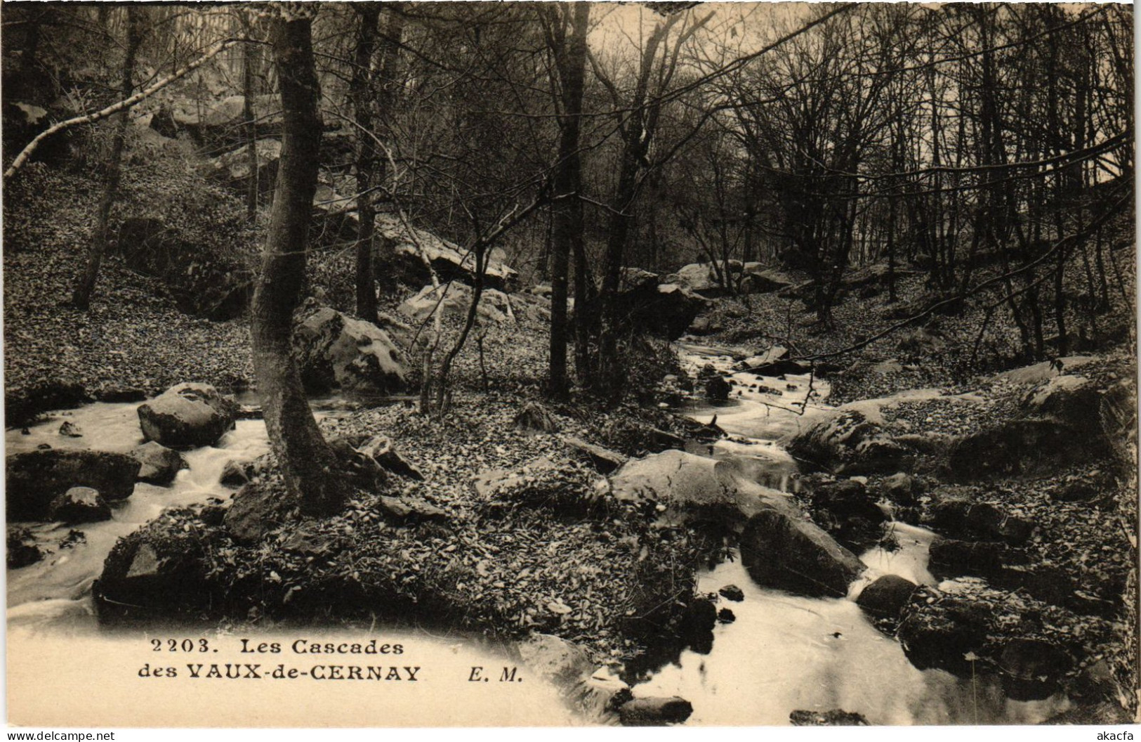 CPA CERNAY-la-VILLE Les Cascades des Vaux-de-Cernay (1411341)