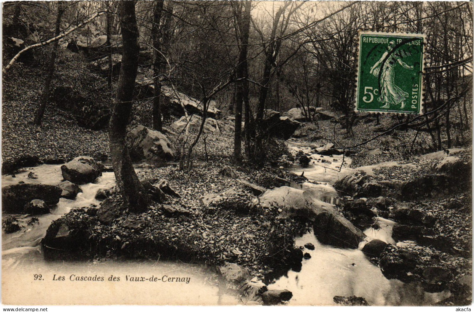 CPA CERNAY-la-VILLE Vaux de Cernay - Les Cascades (1386003)