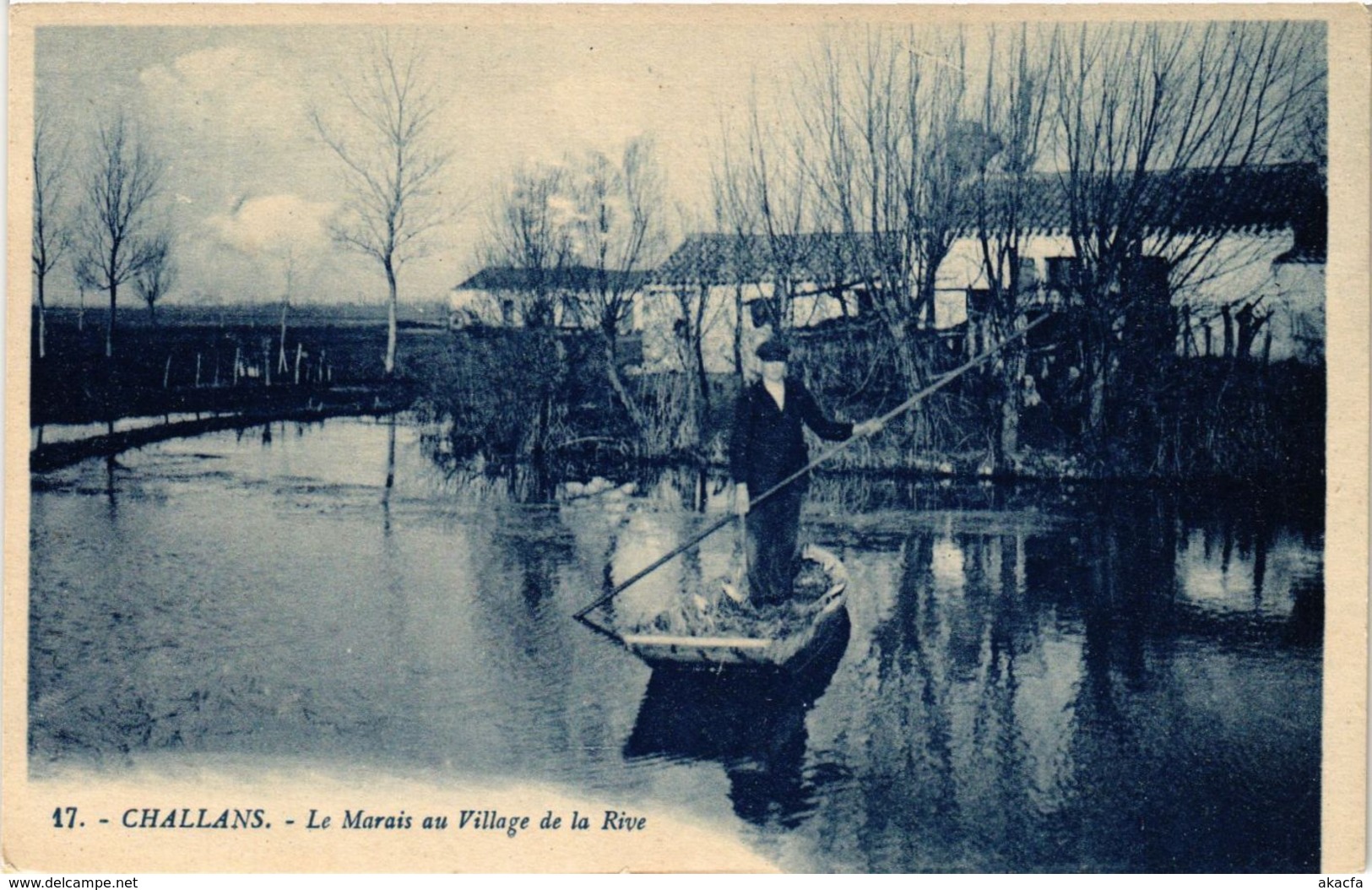 CPA CHALLANS - Le Marais au Village de la Rive (167499)