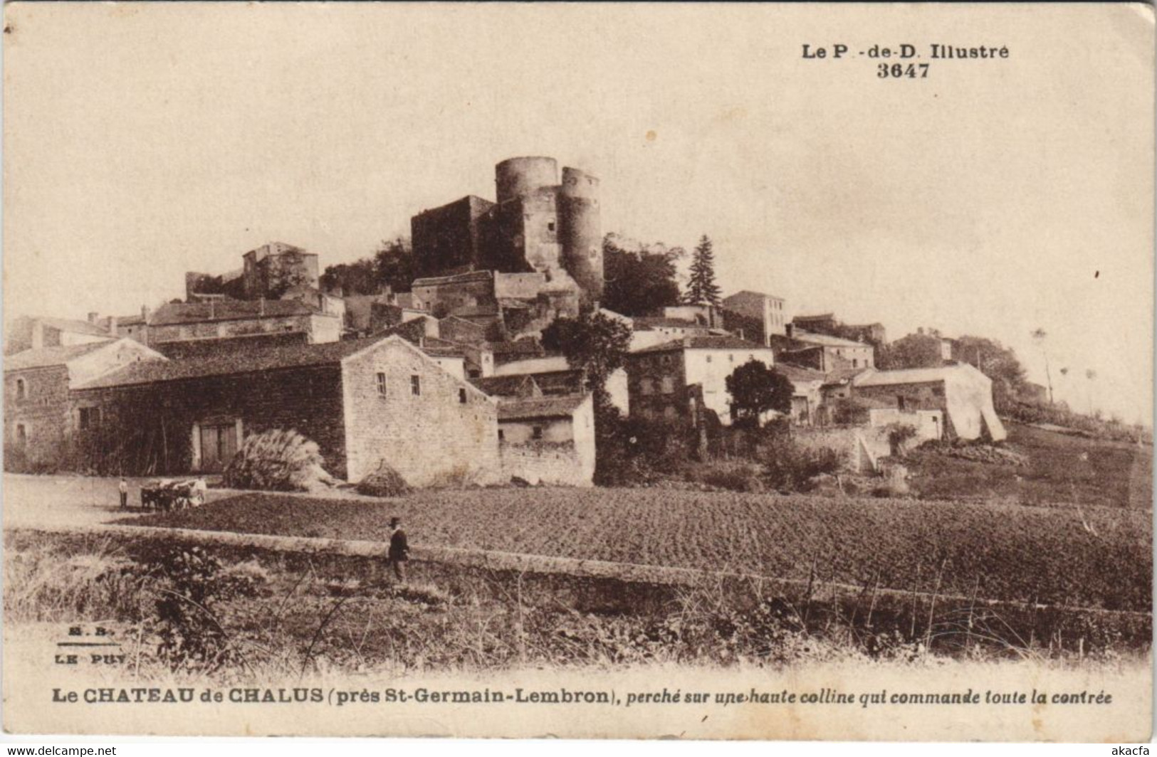 CPA CHALUS Le Chateau de Chalus (1253998)