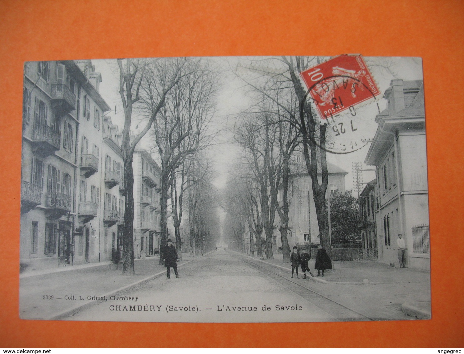 CPA   Chambéry  1913  -  L'Avenue de Savoie