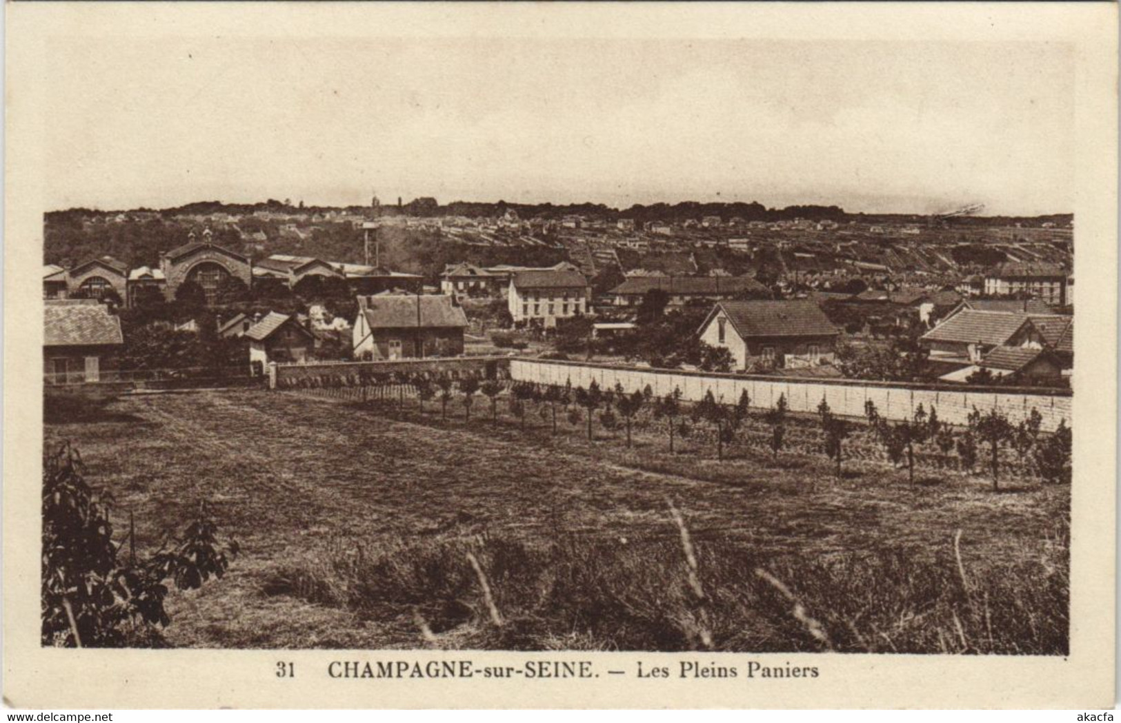 CPA CHAMPAGNE-sur-SEINE - Les Pleins Paniers (120737)