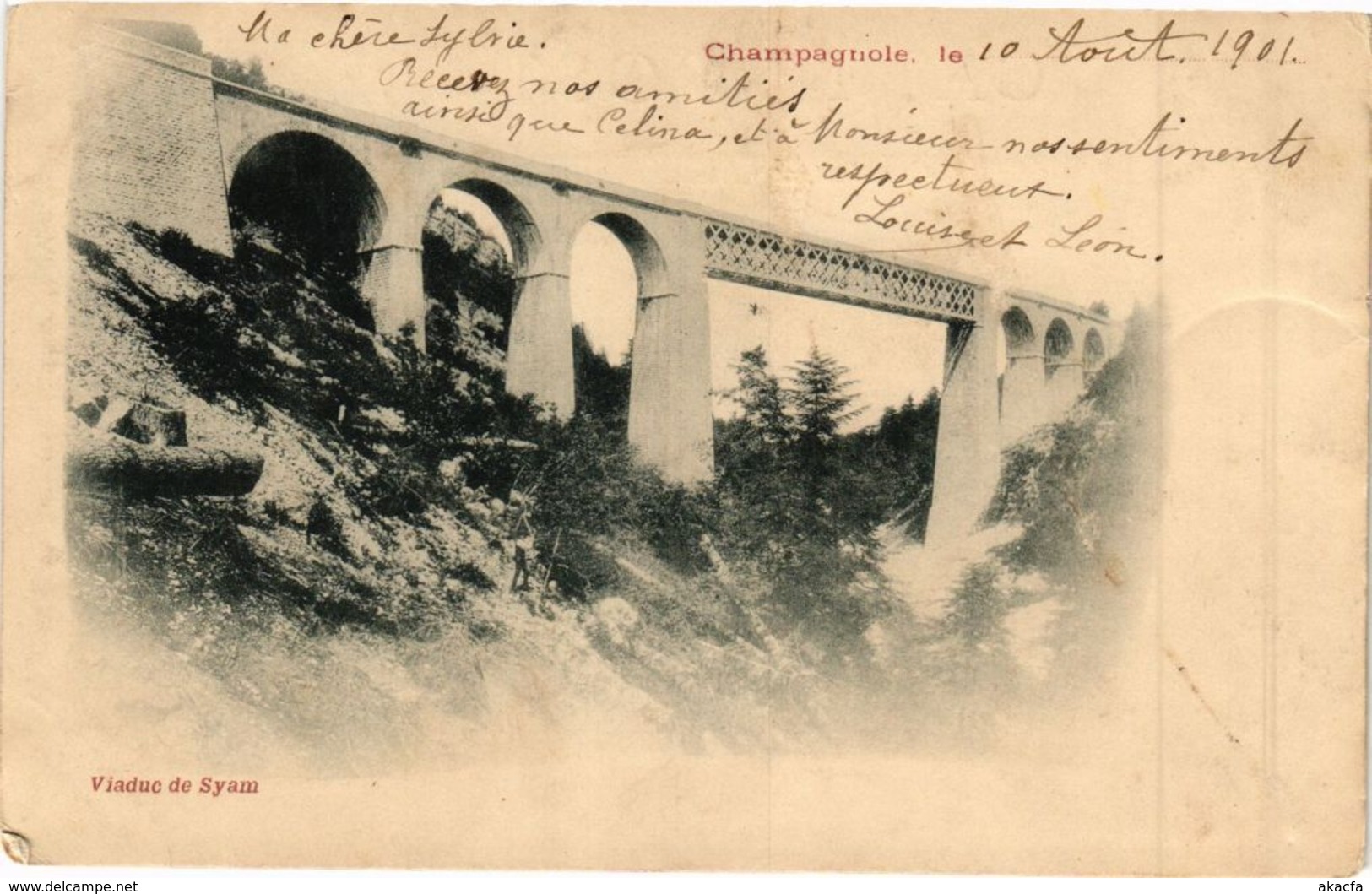 CPA CHAMPAGNOLE - Viaduc de Siam (212392)