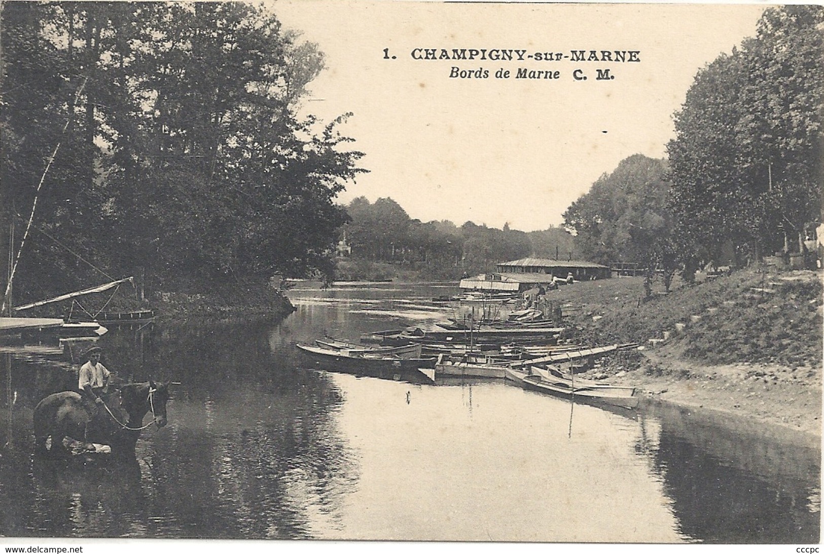 CPA Champigny-sur-Marne Bords de Marne