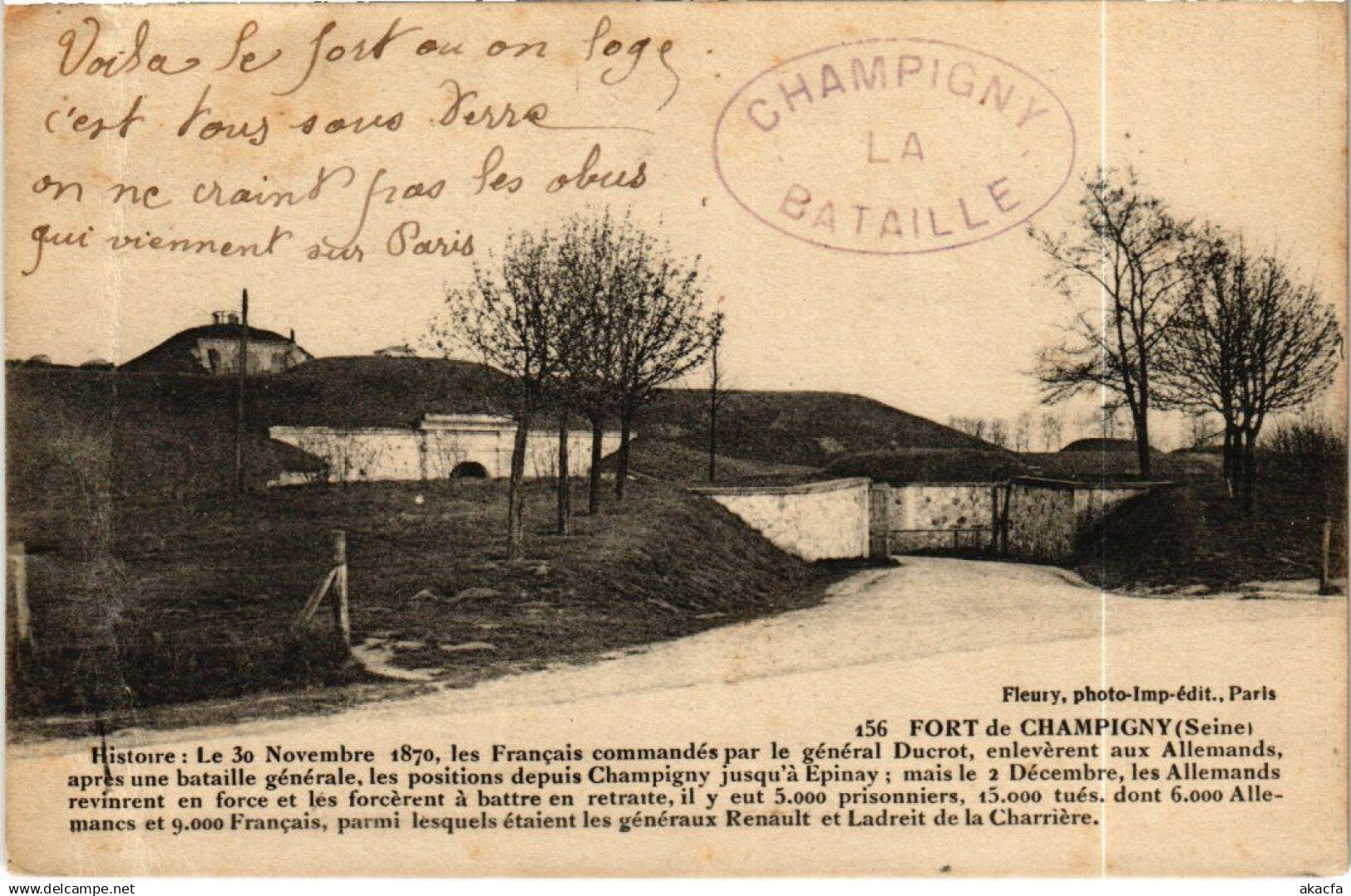 CPA CHAMPIGNY-sur-MARNE Fort de Champigny (1352141)