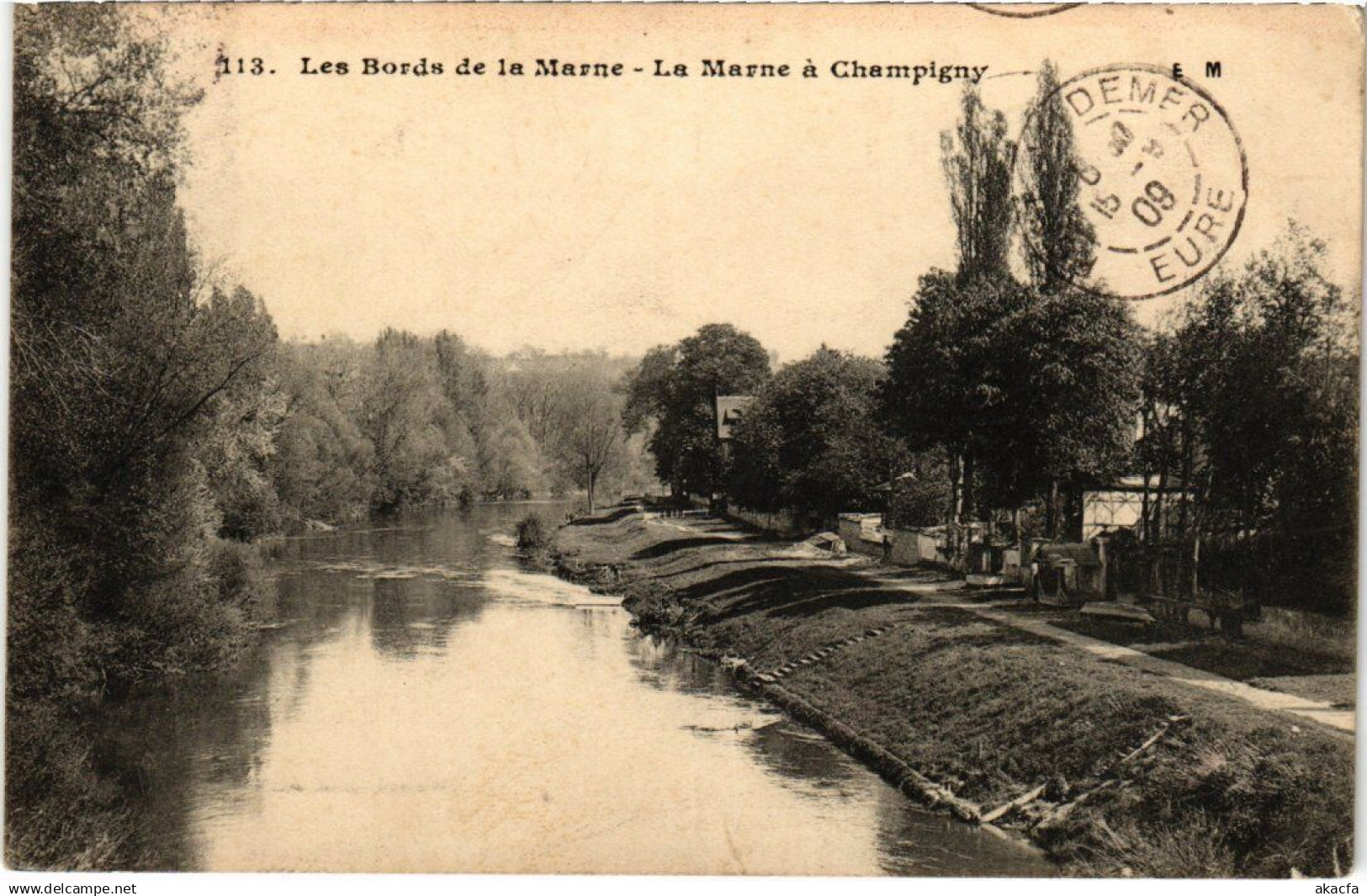 CPA CHAMPIGNY-sur-MARNE La Marne a Champigny (1351985)