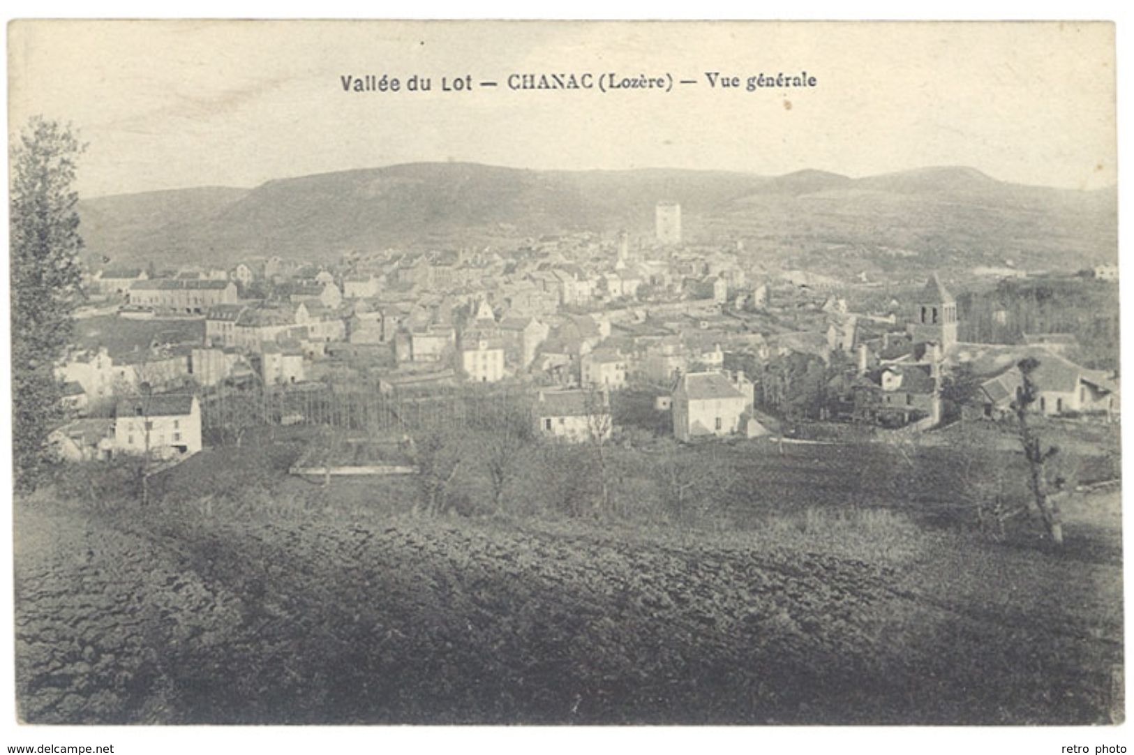 Cpa Chanac - Vue générale