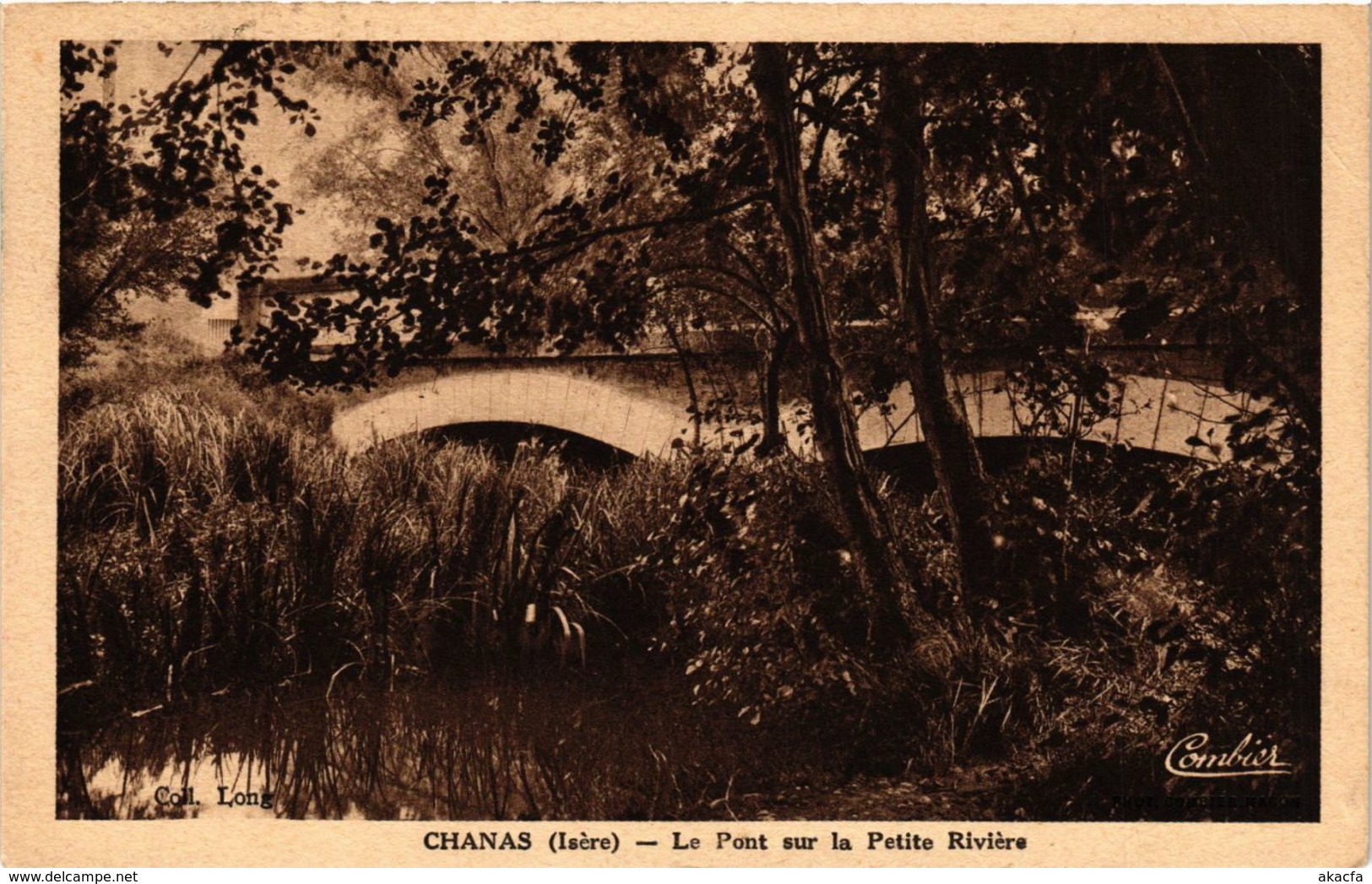 CPA Chanas - Le Pont sur la Petite Riviere FRANCE (962043)