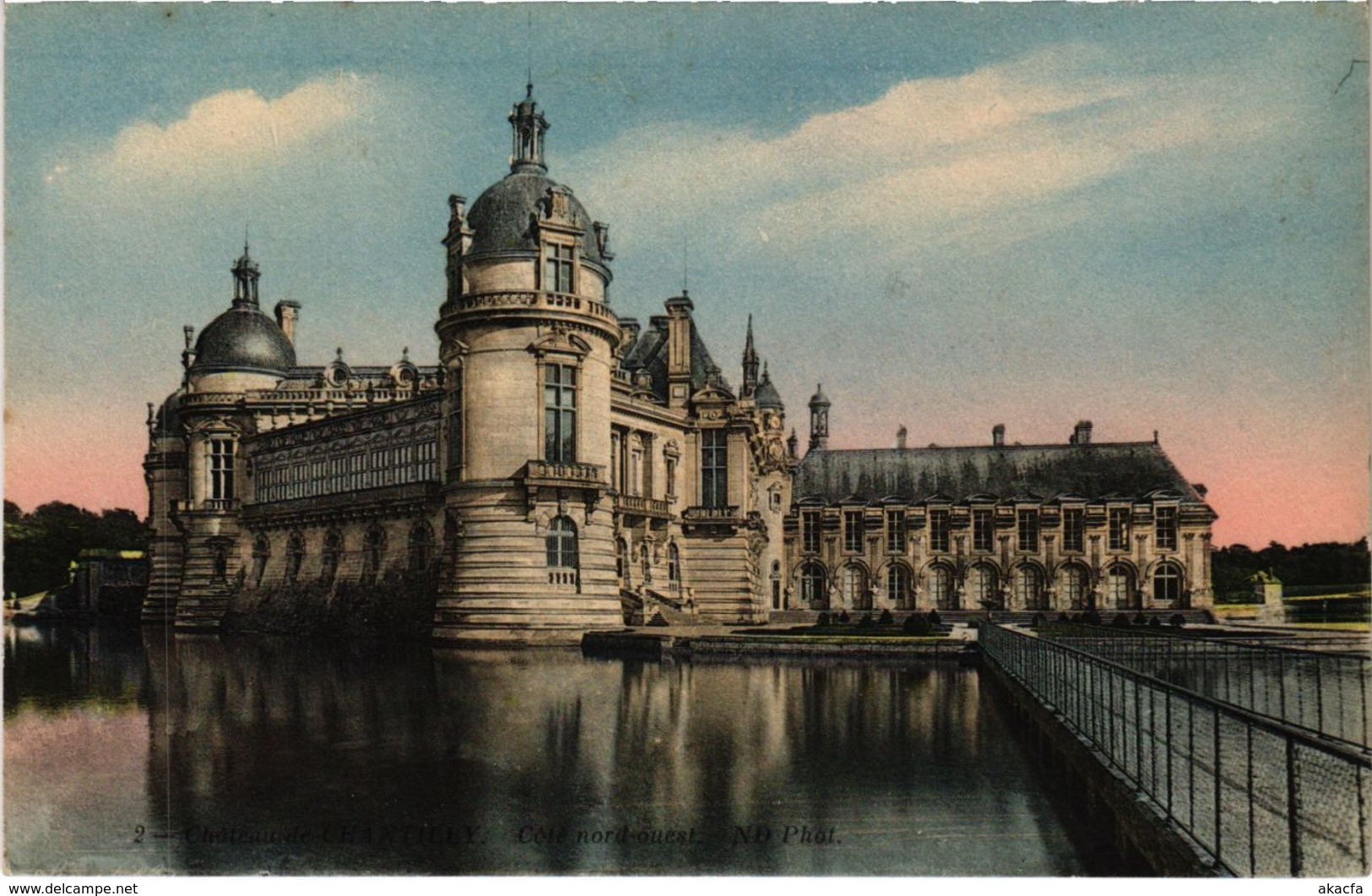 CPA Chantilly - Chateau de Chantilly - Cote Nord-Ouest (1032163)