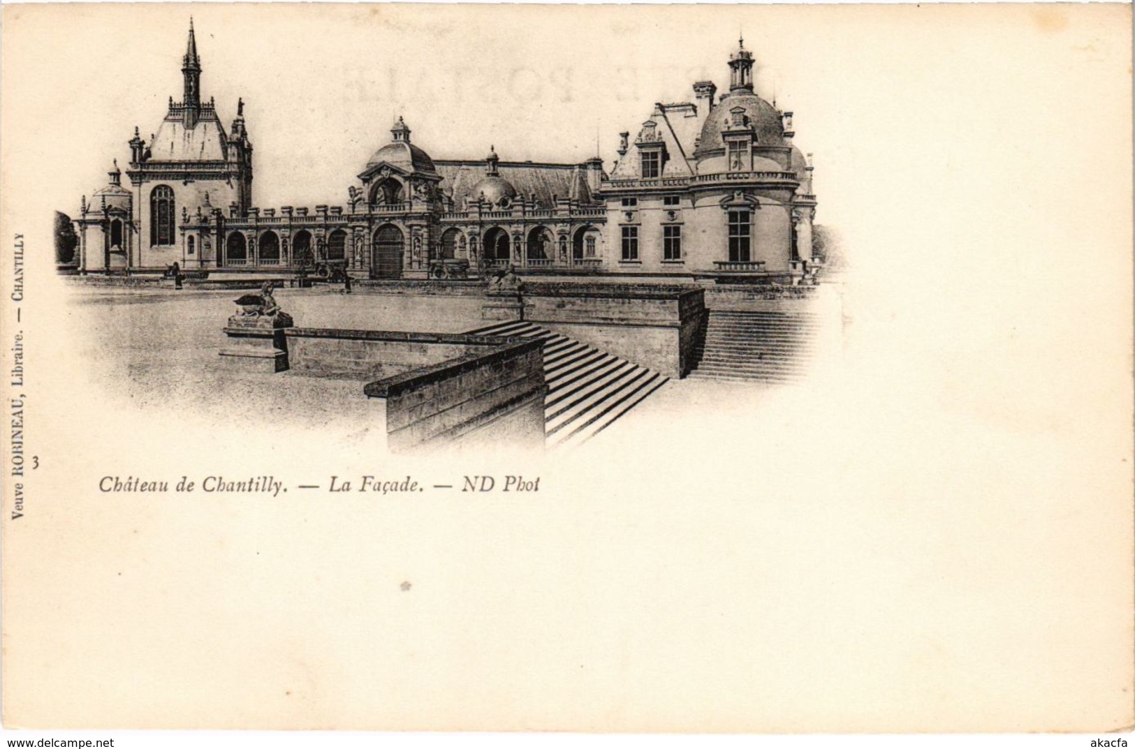 CPA Chantilly - Chateau de Chantilly - La Facade (1032158)