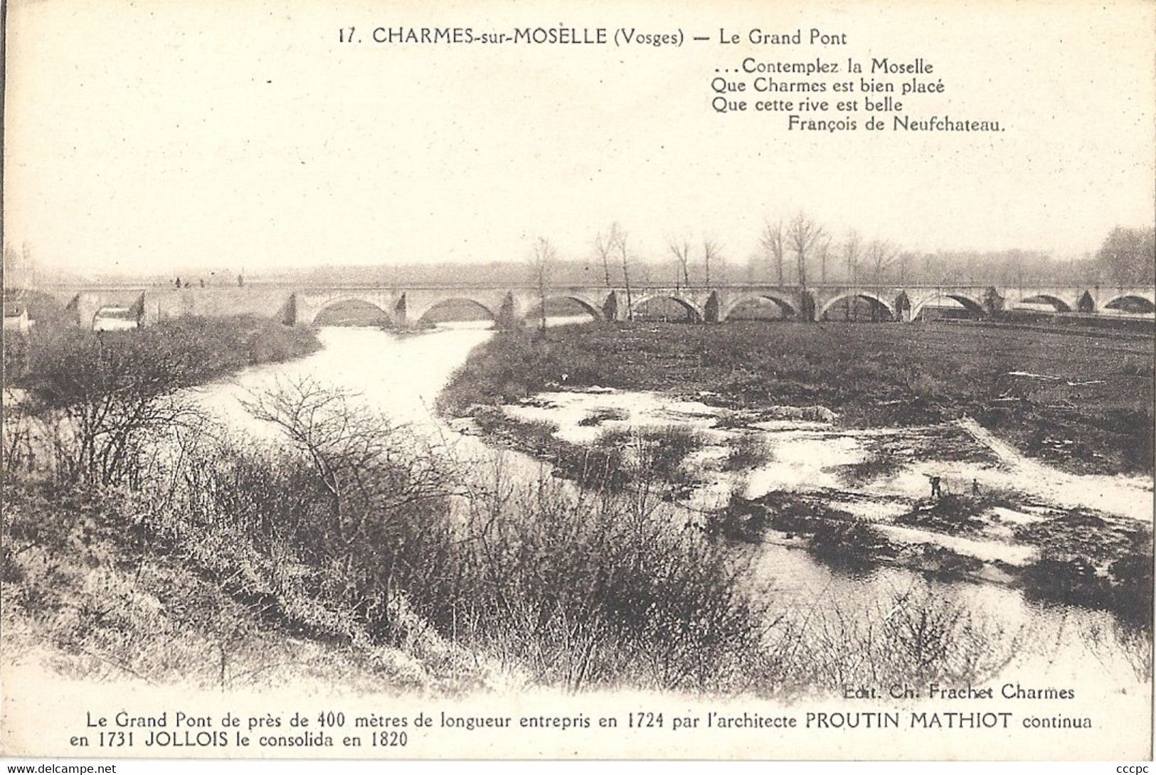 CPA Charmes-sur-Moselle Le Grand Pont