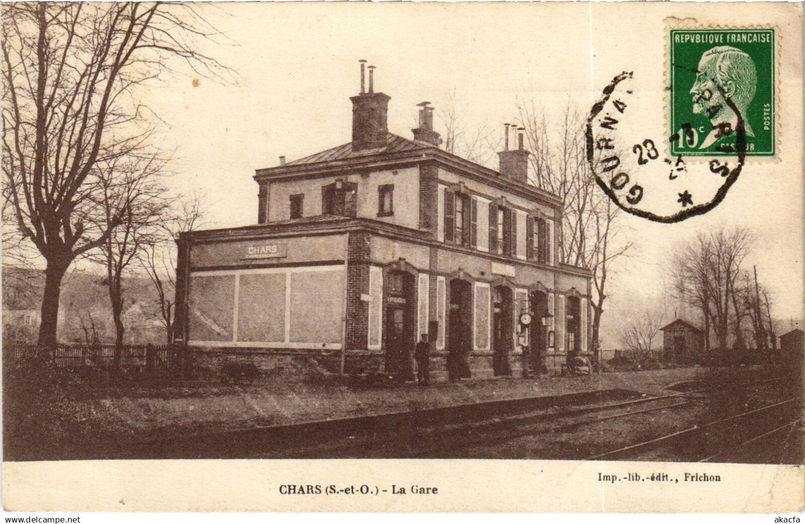 CPA Chars La Gare FRANCE (1308883)