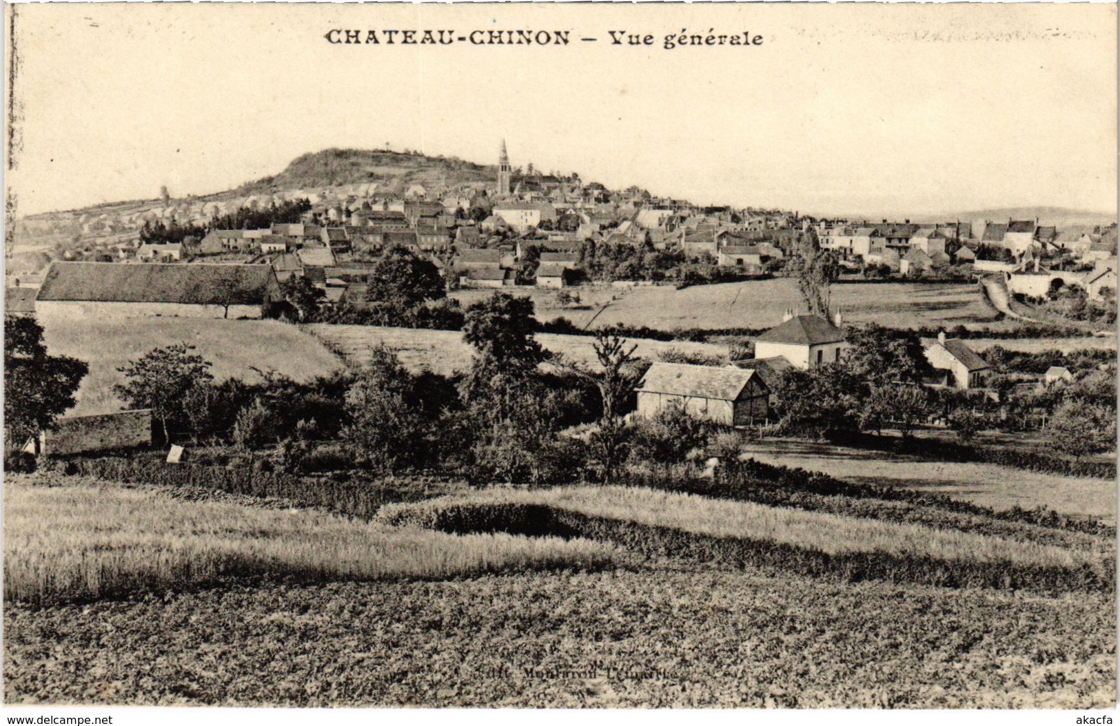 CPA CHATEAU-CHINON Vue générale Nievre (100506)